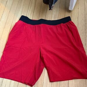 Men's Lululemon Red Athletic Shorts